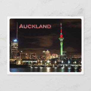 NZ Auckland - Himlar Torn - Vykort