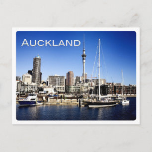 NZ Auckland - Himlar Torn - Vykort