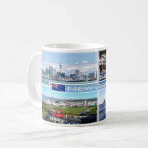 NZ Auckland Skyline - Wellington panorama - Kaffemugg