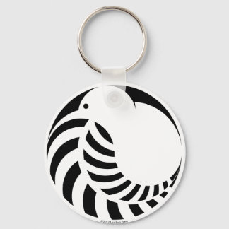 NZ Kiwi / Silver Fern Nyckelring