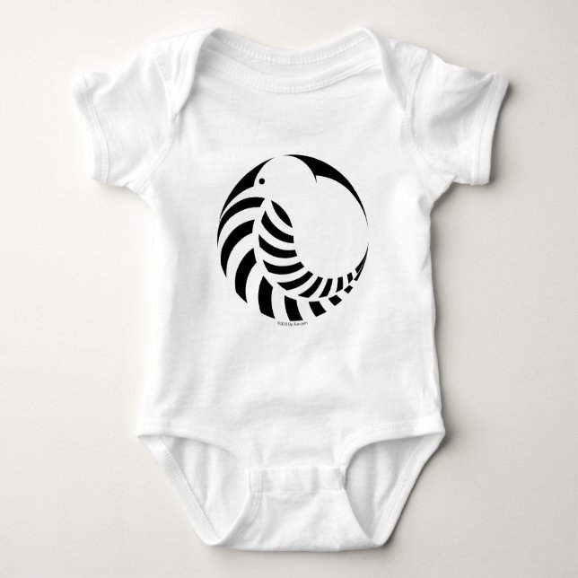 NZ-kiwi-/silverFern T-shirt (Framsida)