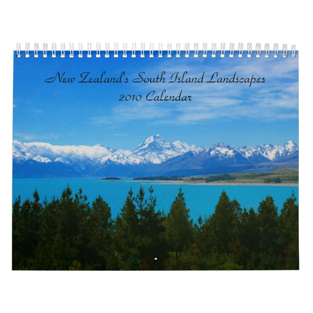 NZ landskap kalender 2010 (Omslag)