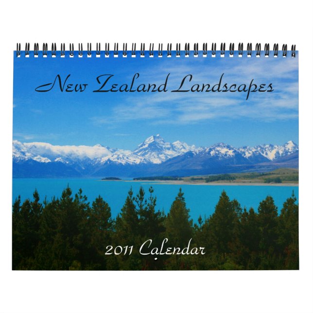 NZ landskap kalender 2011 (Omslag)