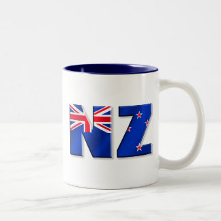 NZ-logotypflagga av nyazeeländskt Två-Tonad Mugg