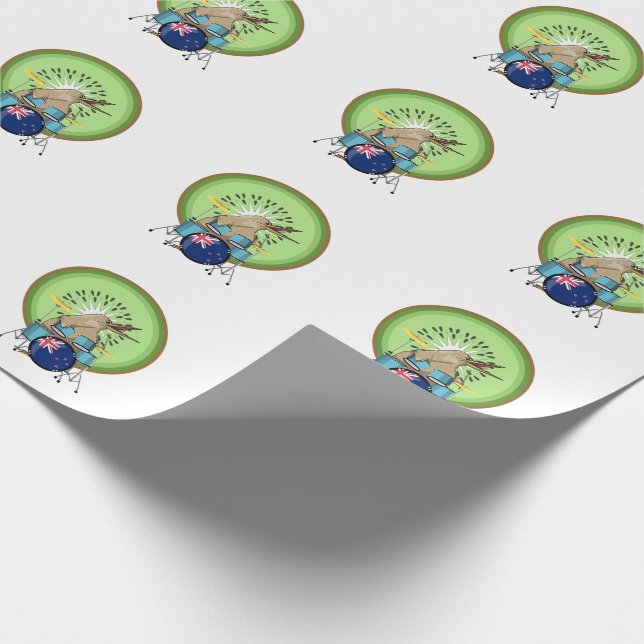 NZ Music Kiwi drumming Presentpapper (Hörn)