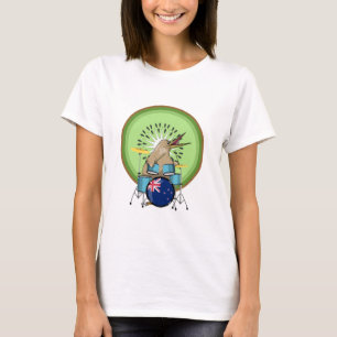 NZ Music Kiwi drumming T Shirt