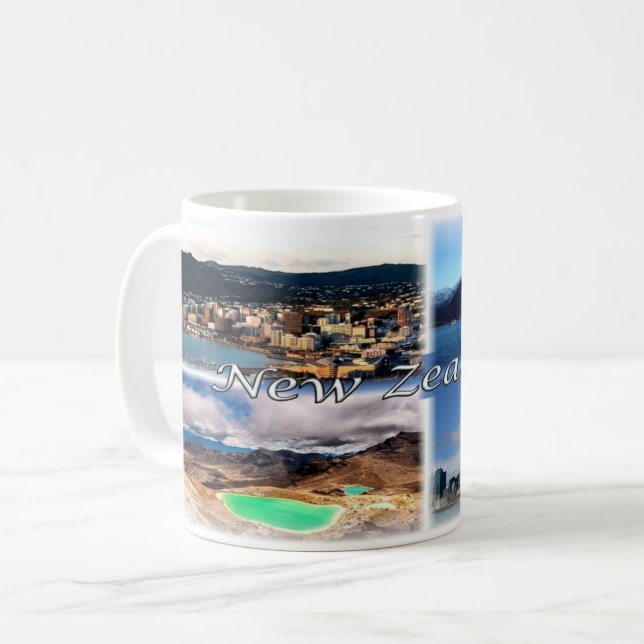 NZ Nya Zeeland Kaffemugg (Framsida vänster)