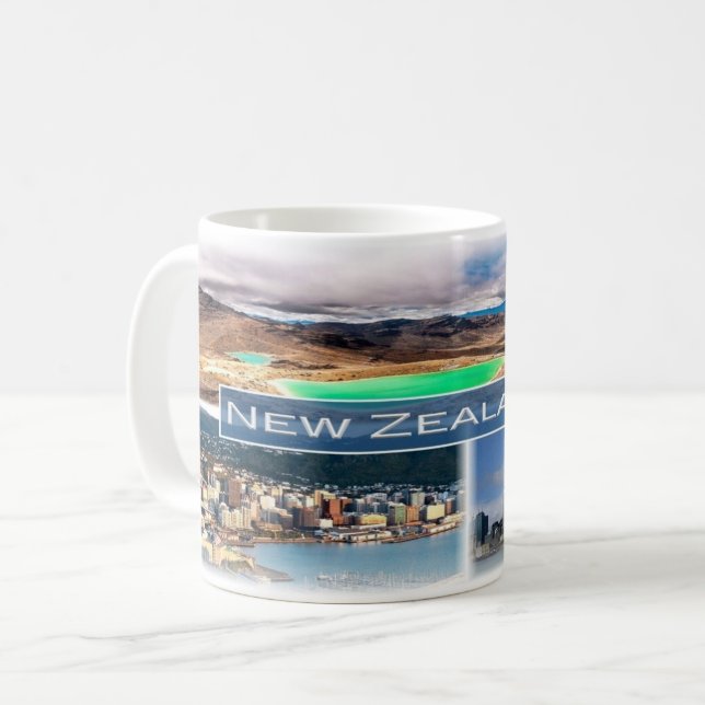 NZ Nya Zeeland Kaffemugg (Framsida vänster)