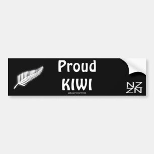 NZ Silver Fern National Emblem Patriotic Gift Bildekal