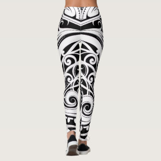 NZKULTURE-tränare leggings unique Māori disign