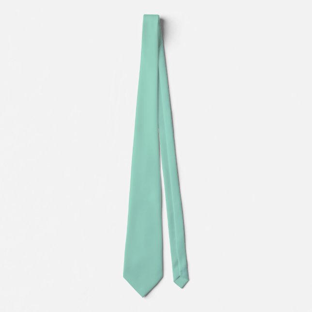 O01 Oceanen Grönt Färg Slips (Framsida)