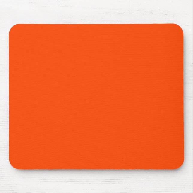 O02 Orangen Färg Musmatta (Framsidan)