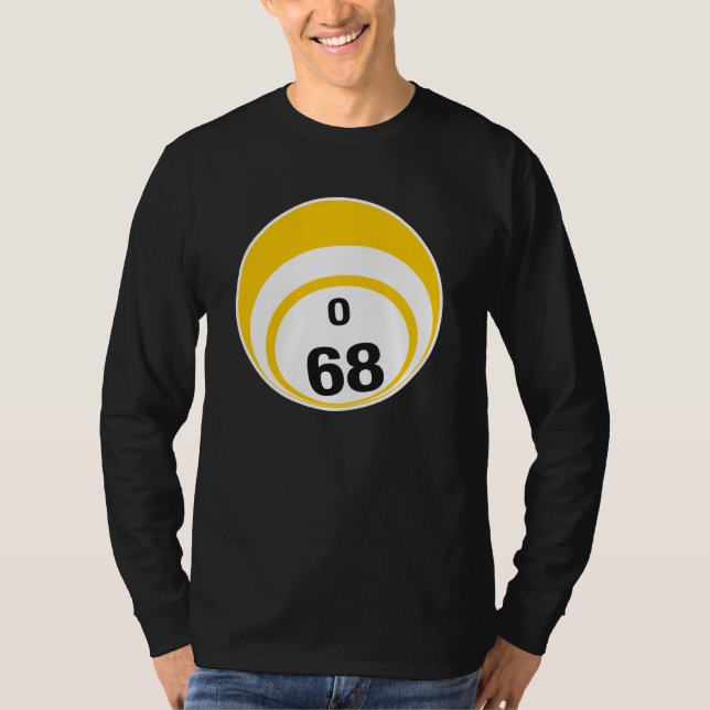 O 68 Bingo Boll T Shirt (Framsida)