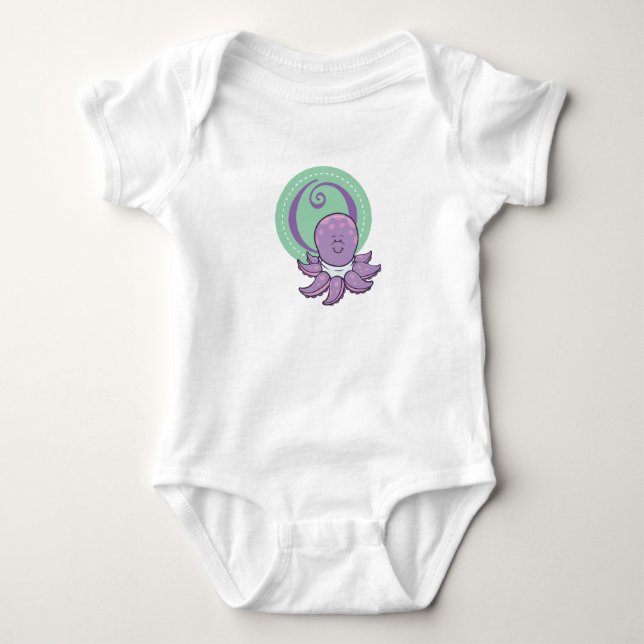 O är för bläckfisk t-shirt (Framsida)