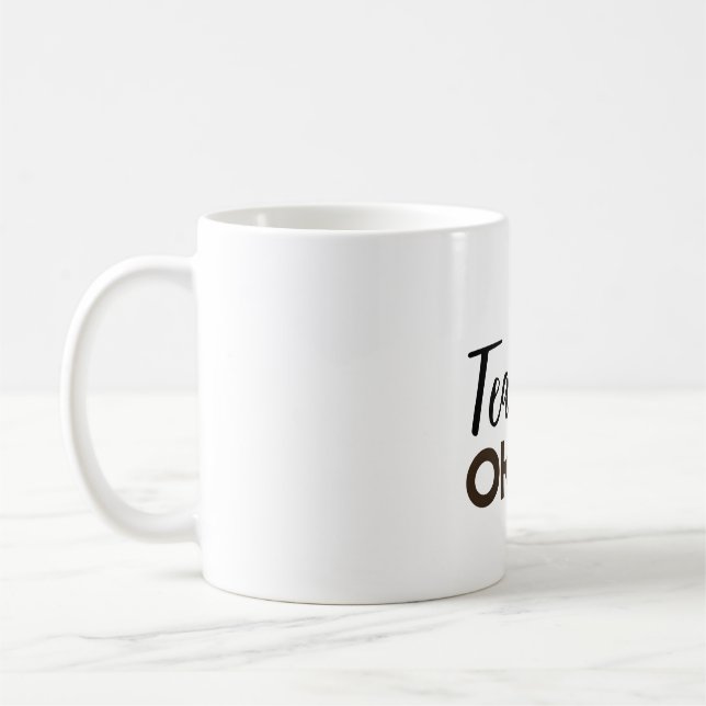 O är för Okapi Kaffemugg (Vänster)