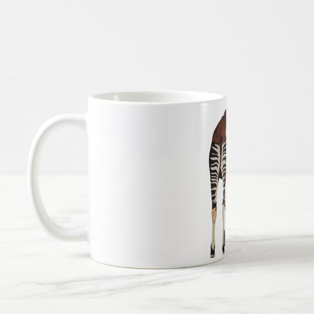 O är för Okapi Kaffemugg (Vänster)