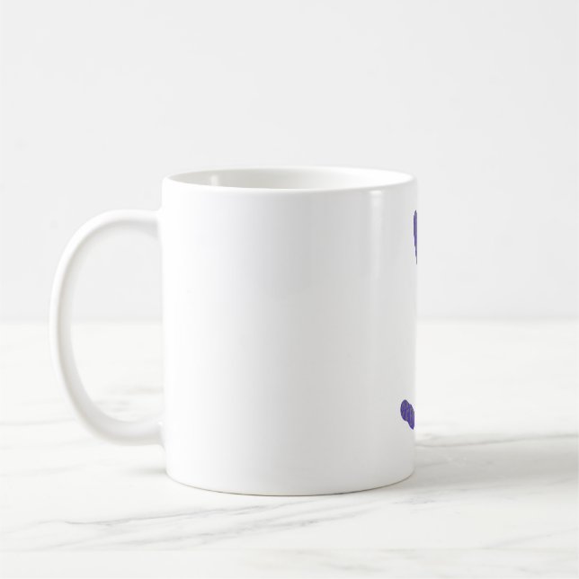 O är för Orangutan Keeper Kaffemugg (Vänster)