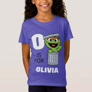 O är för Oscar, Grouch Lägg till ditt namn Tee