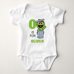 O är för Oscar, Grouch Lägg till ditt namn Tee Shirt