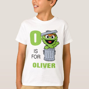 O är för Oscar Lägg till ditt namn Tee