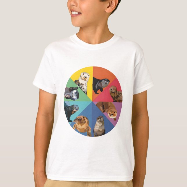 O är för Otter T Shirt (Framsida)