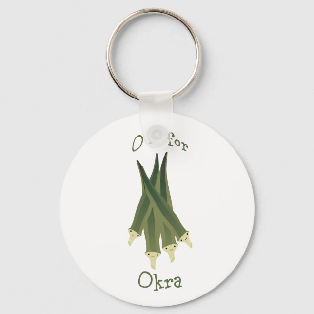 O är till Okra. Nyckelring (Framsida)