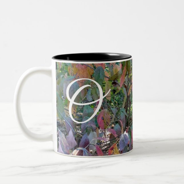 "O", ArborCrosse Initial Mug  Två-Tonad Mugg (Vänster)