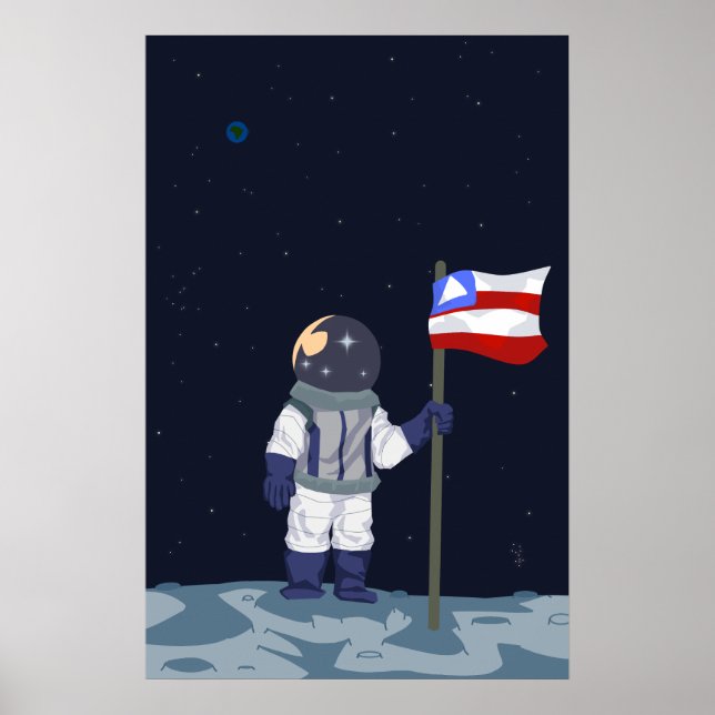 O astronauta poster (Framsidan)