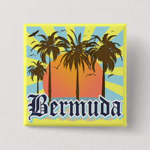 Ö av Bermuda souvenir Knapp