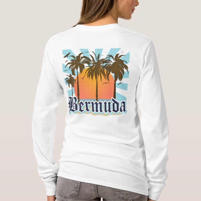 Ö av Bermuda souvenir Tee (Baksida)