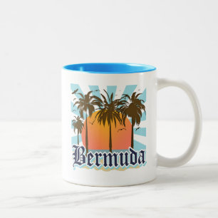 Ö av Bermuda souvenir Två-Tonad Mugg