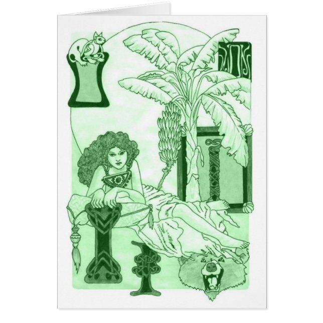 Ö av borttappada Souls Hälsningskort (Framsidan)