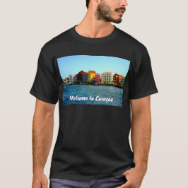 Ö av den Curacao designen vid Admiro T-shirt