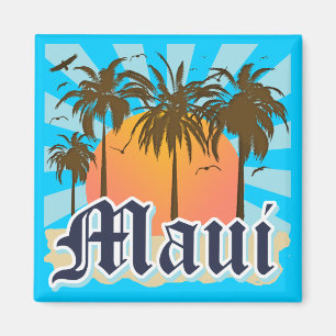Ö av den Maui Hawaii souvenir Magnet