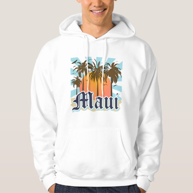 Ö av den Maui Hawaii souvenir Sweatshirt (Framsida)