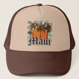 Ö av den Maui Hawaii souvenir Truckerkeps