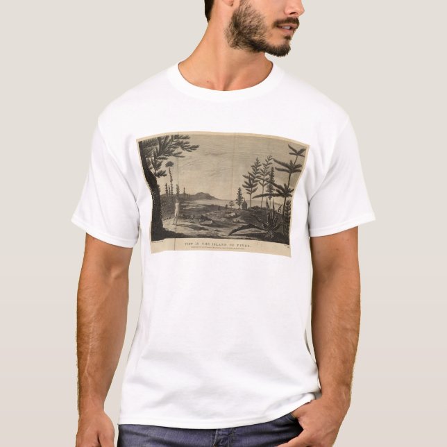 Ö av gräs, New Caledonia T-shirt (Framsida)