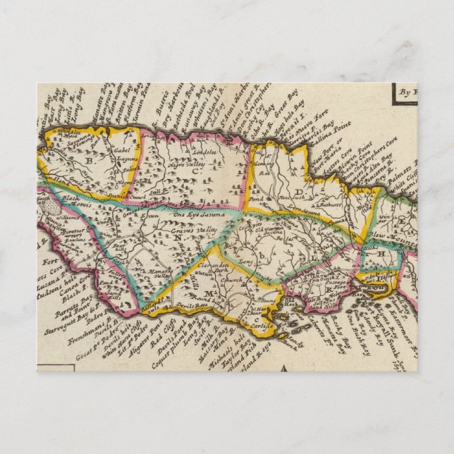 Ö av Jamaica Vykort (Framsida)