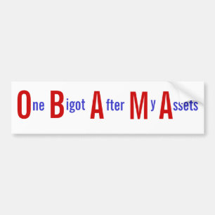 O.B.A.M.A. Sanning - bildekal