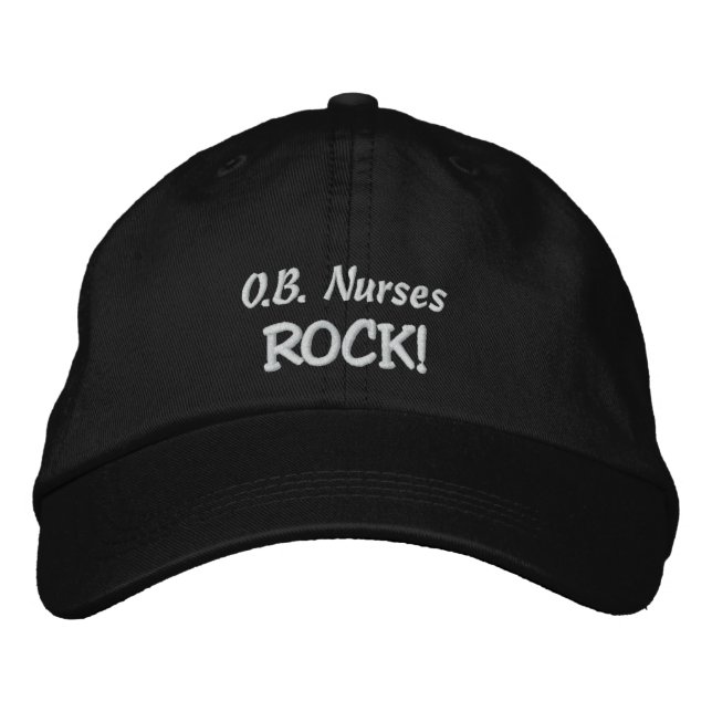 O.B. Nurses Sten! Broderad Keps (Framsida)