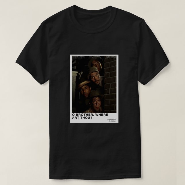 O Brother var Art Thou T Shirt (Design framsida)