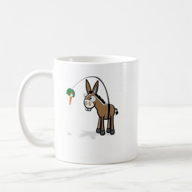 O Burro e a cenoura Kaffemugg (Vänster)