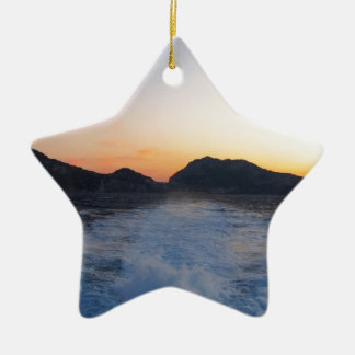 Ö Capri på solnedgången Julgransprydnad Keramik