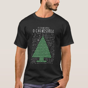 O Chemistree Funny Periodic Bord Chemistry Kristus T Shirt