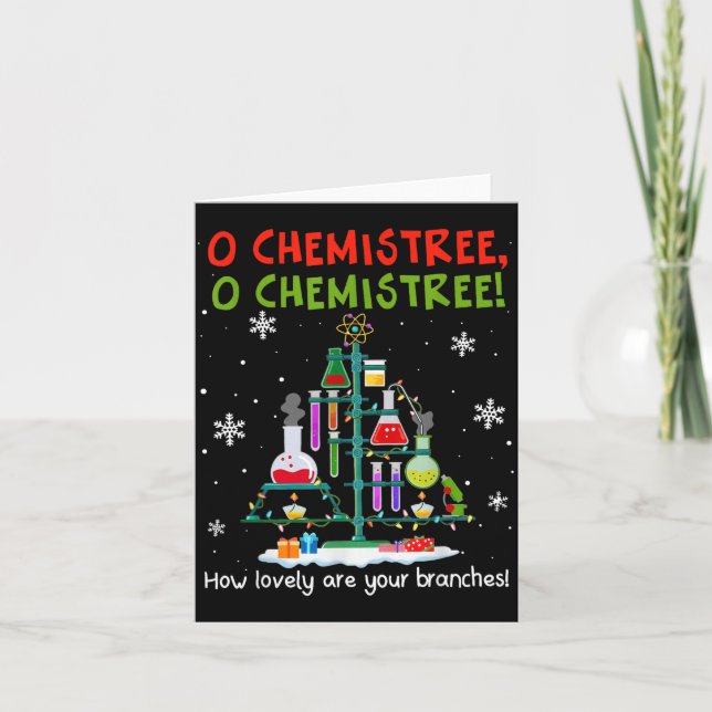 O Chemistree How Lovely Are Your Branches Teacher  Kort (Framsida)