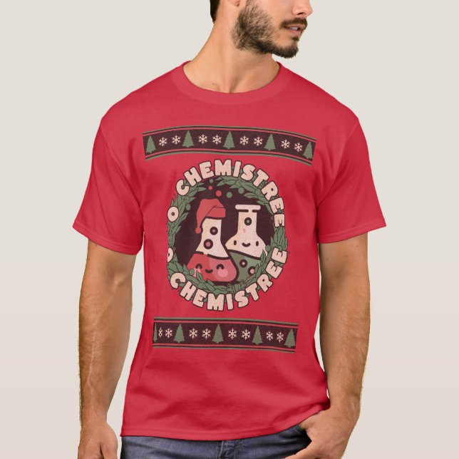 O Chemistree-jul T Shirt (Framsida)