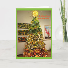 O Citrus Träd Helgdag julkort från Florida Helgkort