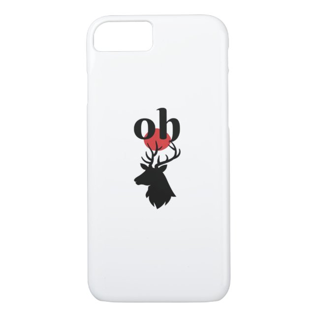 O Dear O Dear Red Artistic Expression  Case-Mate iPhone Skal (Baksida)
