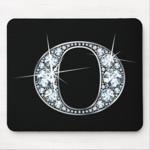 "O" Diamond Bling Mousepad Musmatta