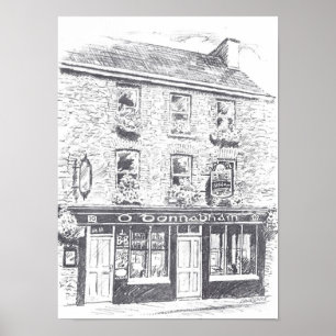 O Donnabhain's Irish Pub Poster